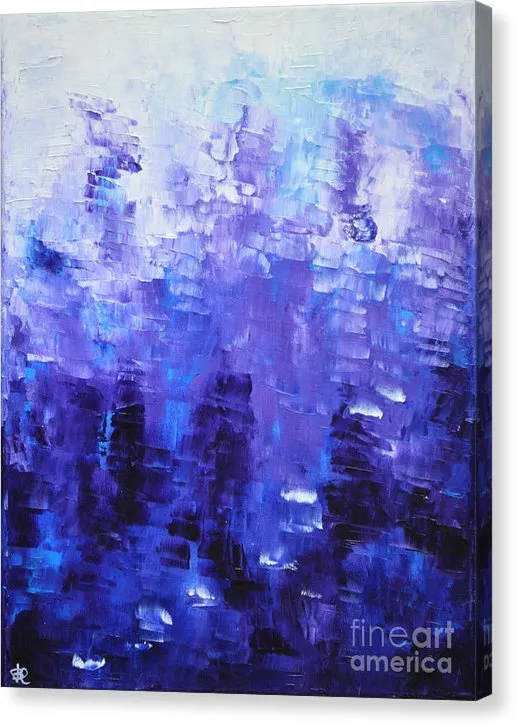 BLUE CODE - Canvas Print #1022