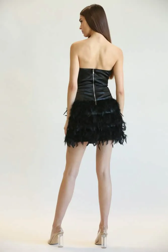 Glamorous Corset-Inspired Satin Evening Gown
